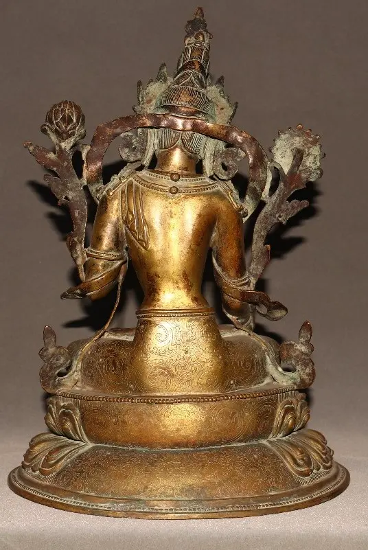 White Tara copper 36 cm 4.3 kg (6).webp