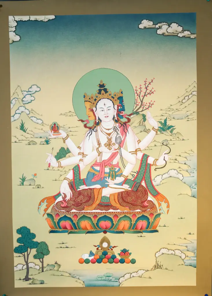 Ushnishavijaya Thangka – Karma Gadri Style
