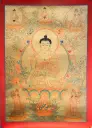 Medicine Buddha Thangka – Golden Serthang Assembly