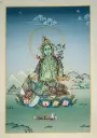 Green Tara Thangka – Karma Gadri Style