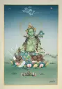 Green Tara Thangka – Karma Gadri Style