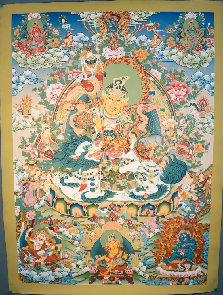 Vaisravana Thangka – Assembly of Wealth – Awakening Abundant Prosperity