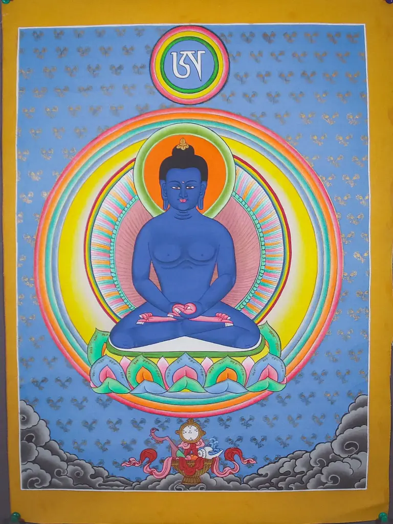 Samantabhadra Thangka – Primordial Buddha – Naked Wisdom of Reality