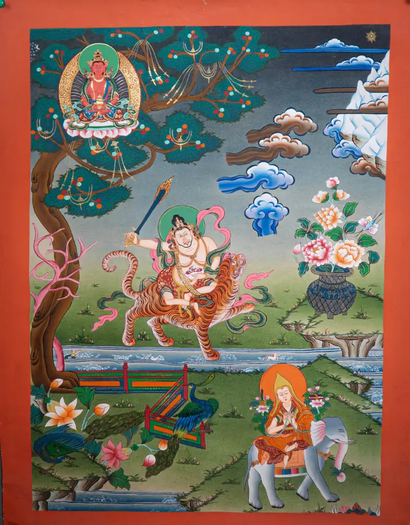 Mahasiddha Dombipa Thangka