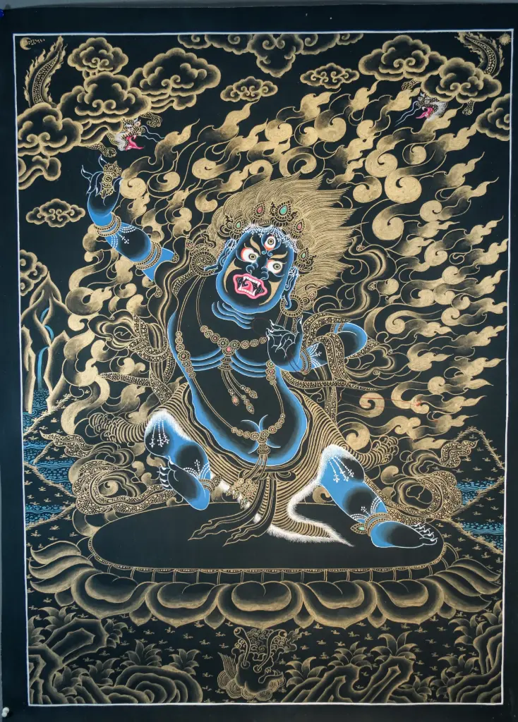 Nagthang Vajrapani Thangka – Lord of Power 