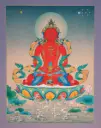 Amitayus Buddha Thangka – Karma Gadri Serenity