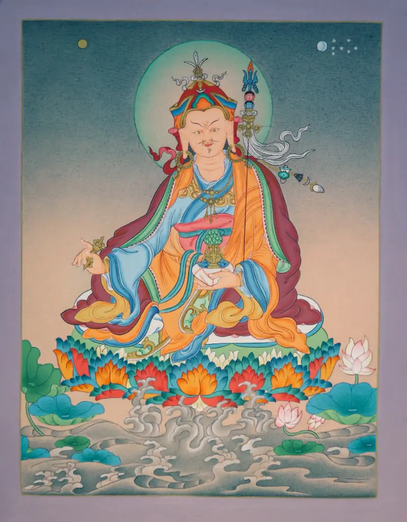 Guru Rinpoche Thangka – Lotus-Born Master