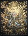 Vajrakilaya Thangka – Nagthang Gold Style – Piercing the Heart of Obstacles