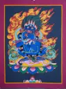 Dandapani Mahakala Nagthang Thangka – The Fierce Protector