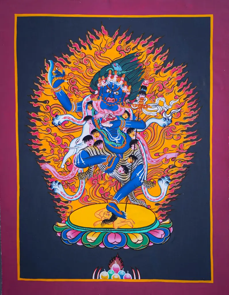 Troma Nagmo Thangka – Wrathful Wisdom – Menri Nagthang Style