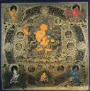 Arapachana Manjushri Nagthang Palace Mandala Thangka