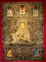 Guru Rinpoche Thangka – Nagthang Gold Mandala – The Lotus Born Master