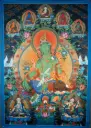Green Tara Thangka – Night Sky Assembly