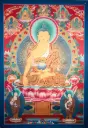Shakyamuni Buddha Thangka – Red Marthang Style