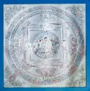 Amitabha Buddha Mandala: The Silver Celestial Palace