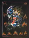 Bernagchen Mahakala Thangka (The Black-Cloaked Protector)