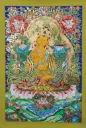 Manjughosa Manjushri Thangka – Golden Radiance