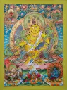 Yellow Jambhala Thangka – Five Jambhala Assembly – Abundance with Responsibility 