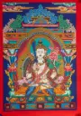 Akashagarbha Thangka – Blue Sword and Palace – Vast Space of Wisdom