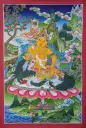 Vaishravana Thangka – Green Menri Hills – Wealth of Boundless Presence