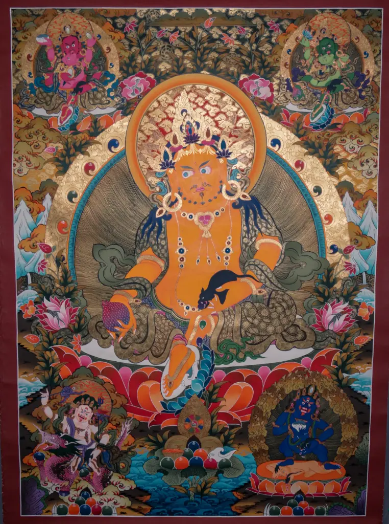 Five Jambhala Thangka – Abundance of Pure Intention