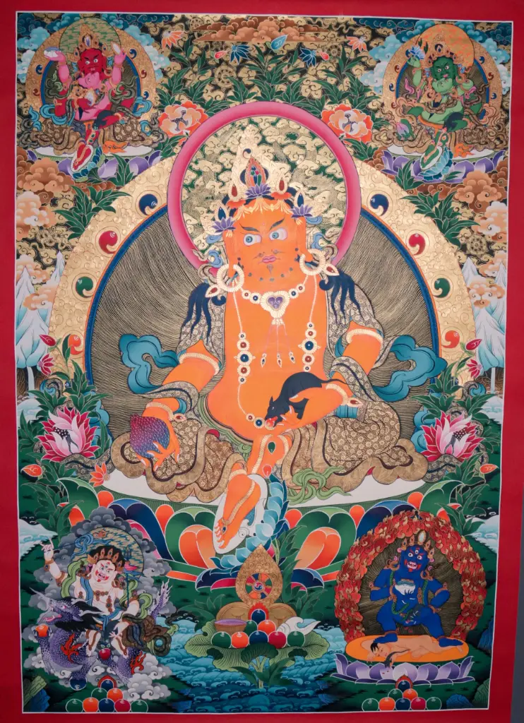 Five Jambhala Thangka – Abundance of Pure Intention