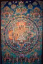 Kalachakra Mandala Thangka – Dual-Sided Mastery – Menri Style