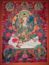 Samantabhadra, Tara, Amitayus, Ushnishavijaya, & Jambhala Thangka
