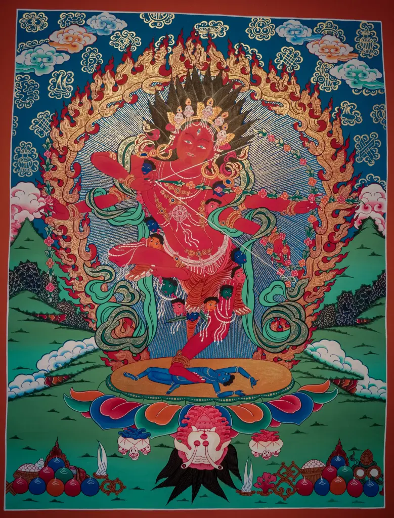 Kurukulla Thangka — Magnetic Wisdom — Sacred Presence of Enchantment