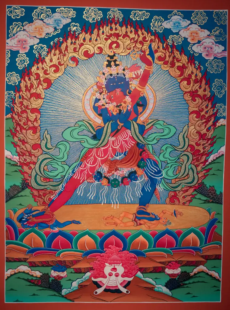 Chakrasamvara Thangka — Sacred Union — A Path to Supreme Bliss