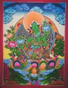 Green Tara Thangka – Menri Terrestrial Landscape