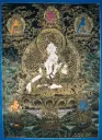 White Tara Thangka – Nagthang Menri Assembly