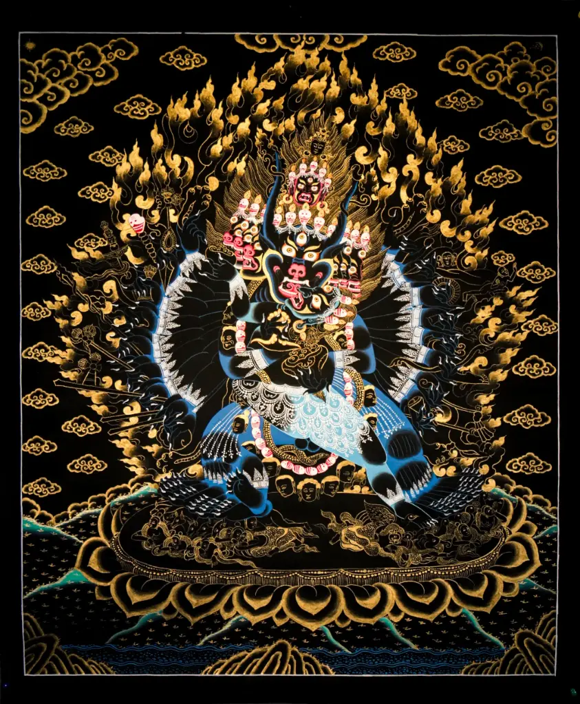 Yamantaka Thangka – Wrathful Union – A Path to Insight