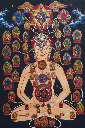 Zhitro Mandala Thangka (The Inner Subtle Body) Guidance for Life and the Bardo