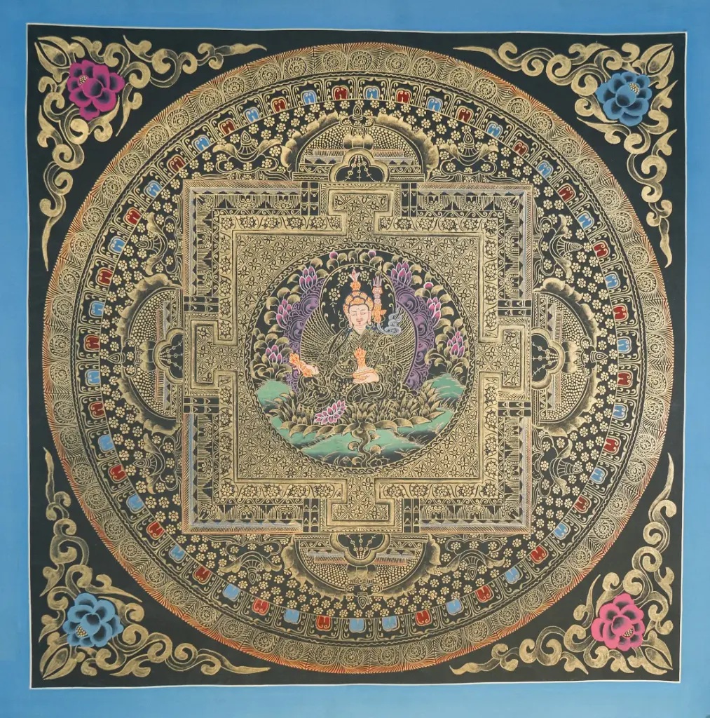 Nagthang Palace Mandala of Guru Rinpoche Thangka