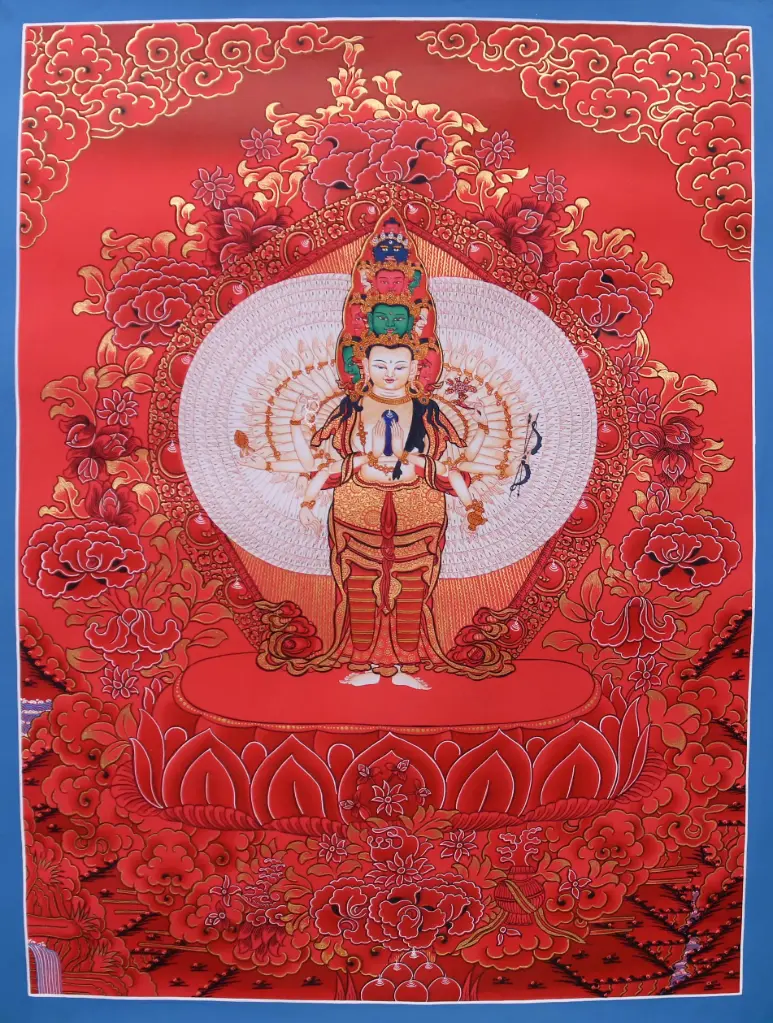 1000-Armed Avalokiteshvara Thangka