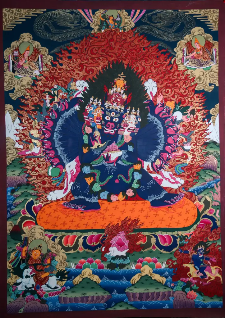 Yamantaka Thangka – Menri Terrestrial Lineage Assembly 