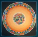 Om Mani Padme Hum Mantra Mandala – The Radiant Sun of Wisdom