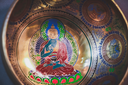 Colorful Astamangala & Buddha Bowl – F Note – Heart Healing