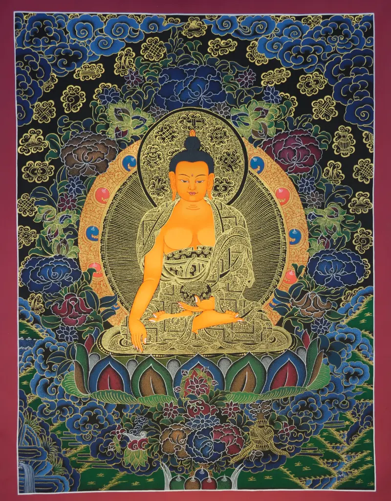 Shakyamuni Buddha Thangka – Nagthang Menri Terrestrial