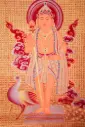 Kumar Kartikeya Thangka – Standing Vel and Mayura – Newari Style