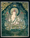 Vajrasattva Thangka – Nagthang Gold & Silver – Ultimate Purification
