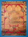 Guru Rinpoche Thangka – Golden Marthang Style – Assembly of the Eight Manifestations