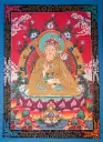 Guru Rinpoche Thangka – Red Terrestrial Landscape – Wisdom of the Lotus Master