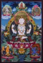 Chenrezig Thangka (The Great Assembly) A Sanctuary of Protection
