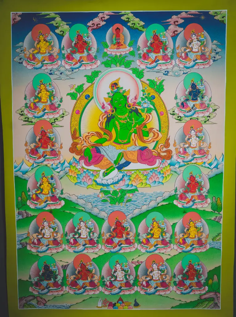 21 Tara Thangka – Full Assembly