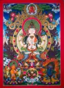 Chenrezig Thangka – Lords of the Three Families