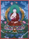 Vairocana Buddha Thangka (The Great Illuminator)