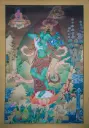 Green Tara Thangka – Terrestrial Menri Assembly 