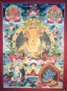 Five Jambhala Thangka – Menri Wealth Assembly